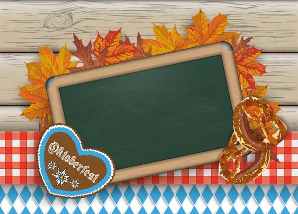 Oktoberfest Blackboard design — Stock Vector