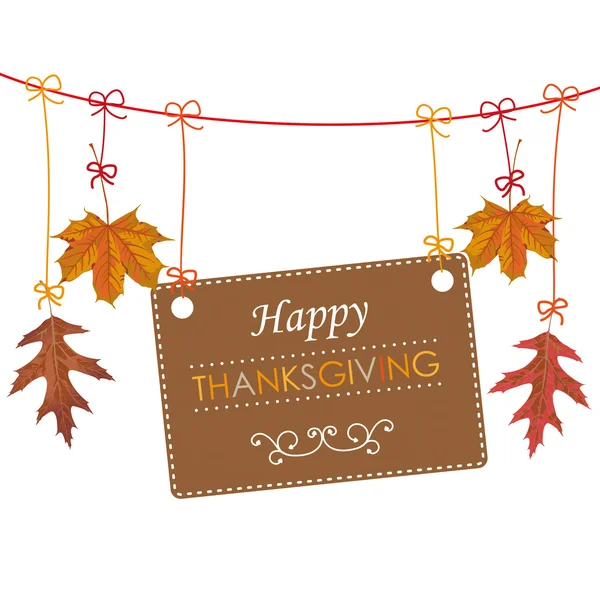 Thanksgiving Banner design — Stock Vector