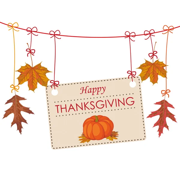 Осенний День благодарения — стоковый вектор