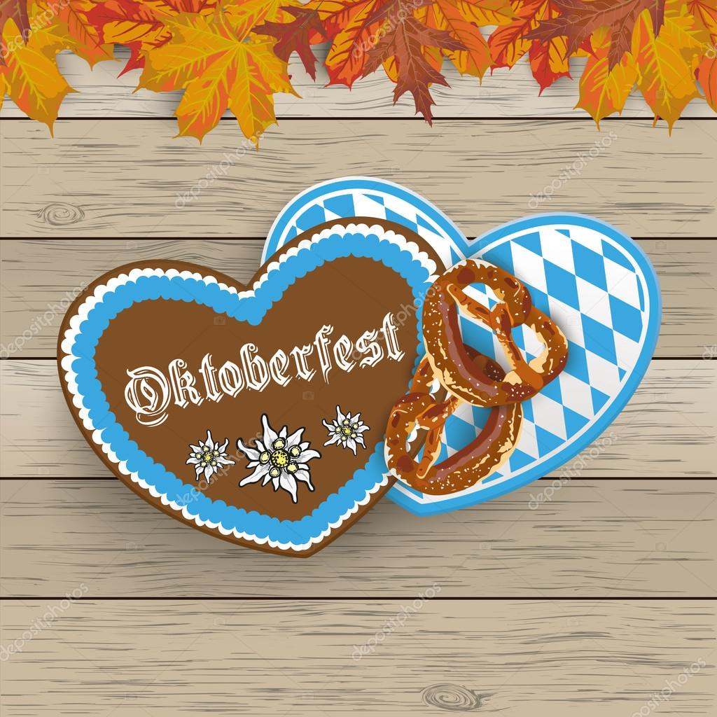Bavarian Oktoberfest Hearts Stock Vector Image by ©limbi007 85876242