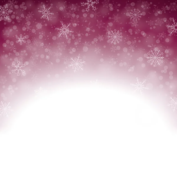 Navidad luces de copo de nieve — Vector de stock