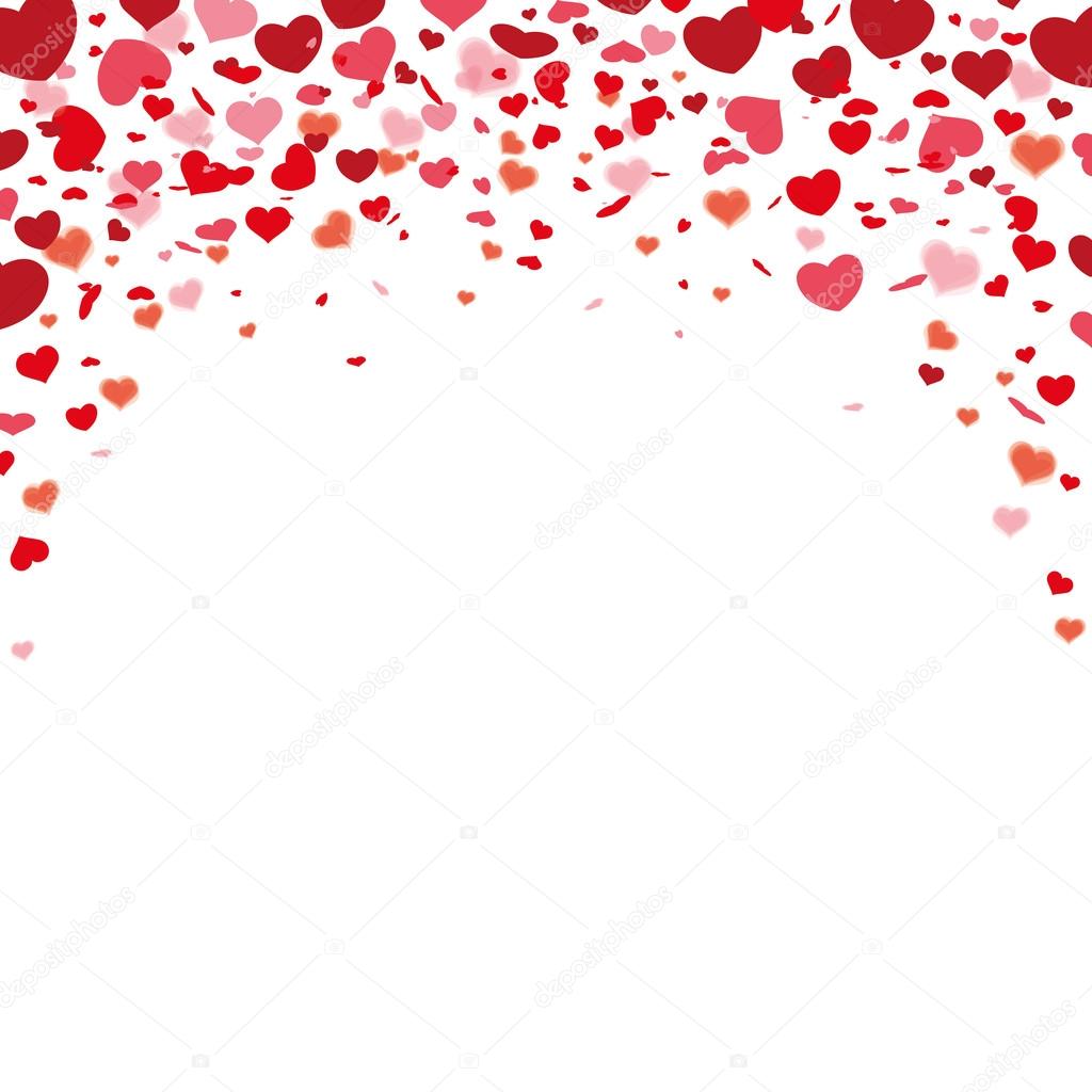 Couverture Confetti Hearts image vectorielle par limbi007