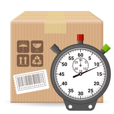 paket hızlı teslimat kavramı