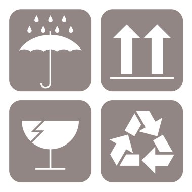 Ambalaj simgeler işaretler  