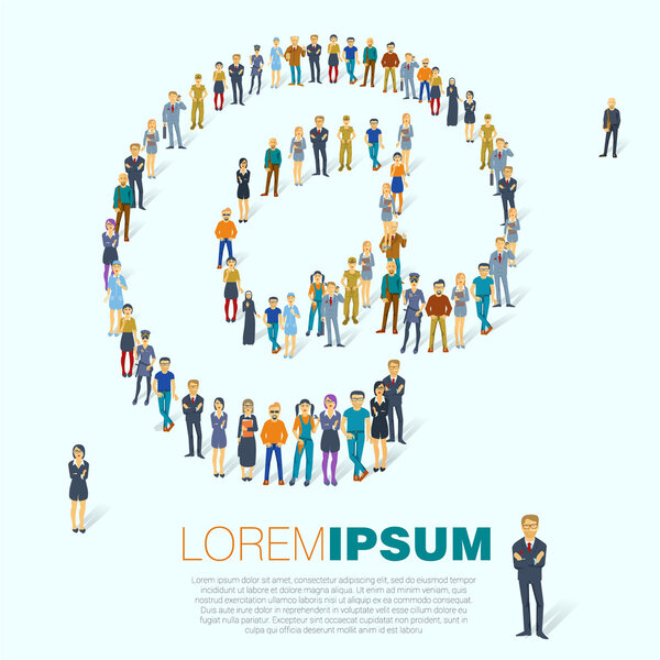 email and people icon