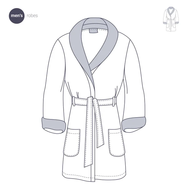 Ropa estilo línea delgada. — Vector de stock