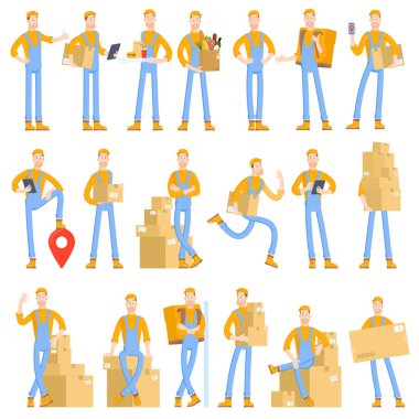 Genç kurye karakteri