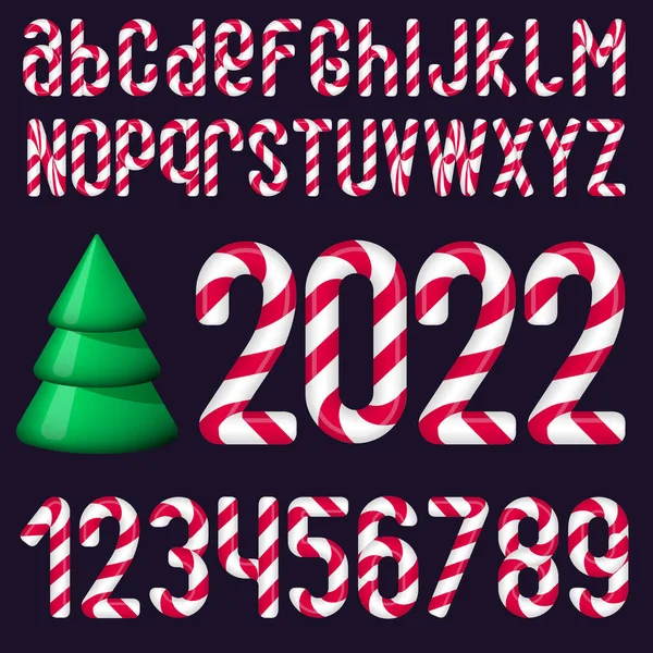 Noel vektör alfabesi — Stok Vektör