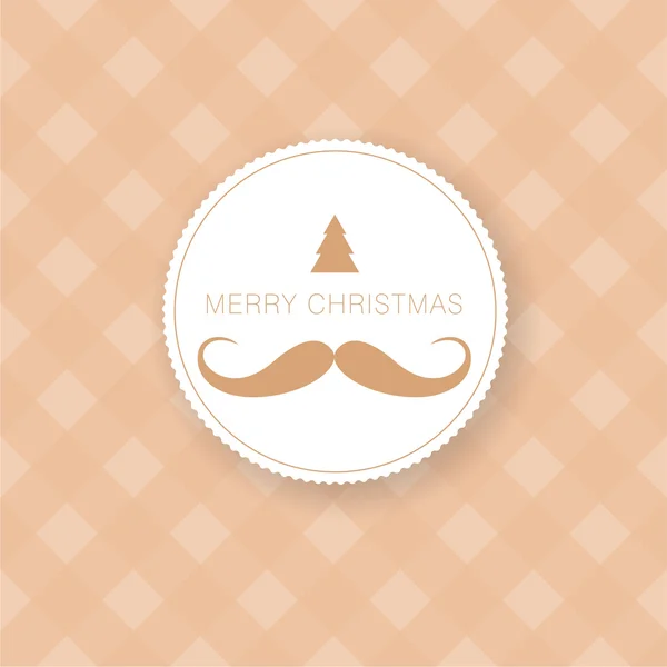 Hipster christmas. christmas and New Year greeting card template. — Stock Vector