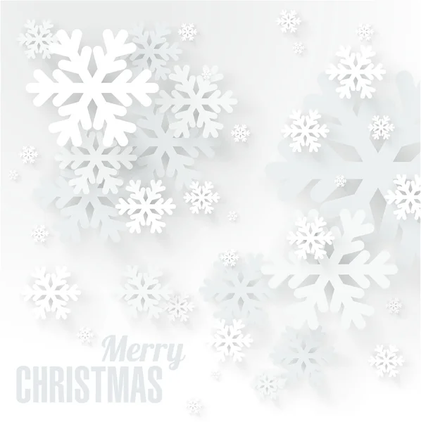 雪の結晶。クリスマスと新年 — ストックベクタ
