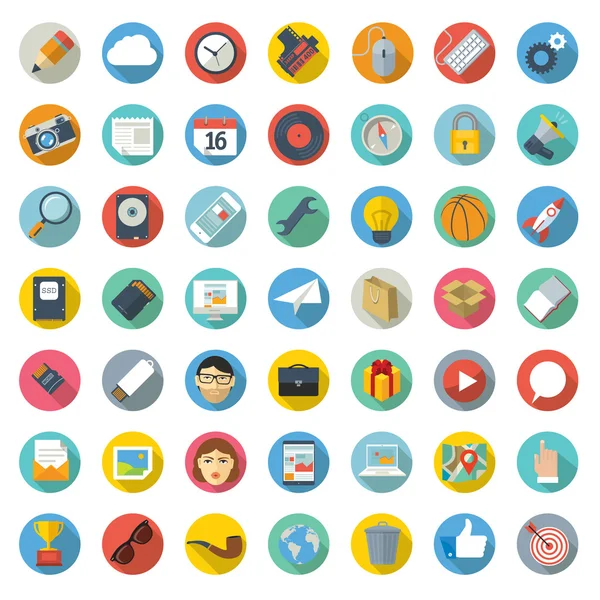 Vektordesign-Element und Icon-Set. — Stockvektor