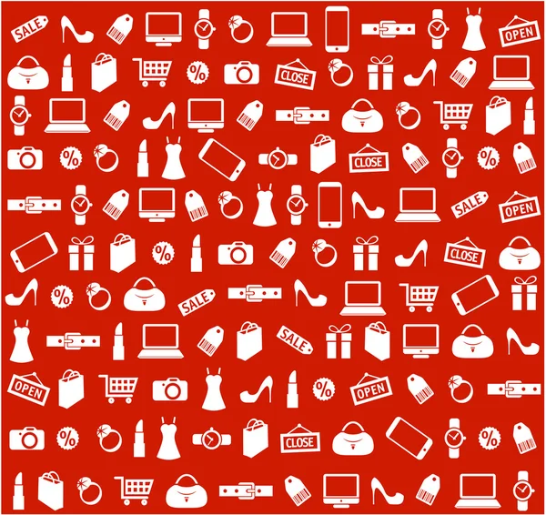 Satış ve alışveriş desen