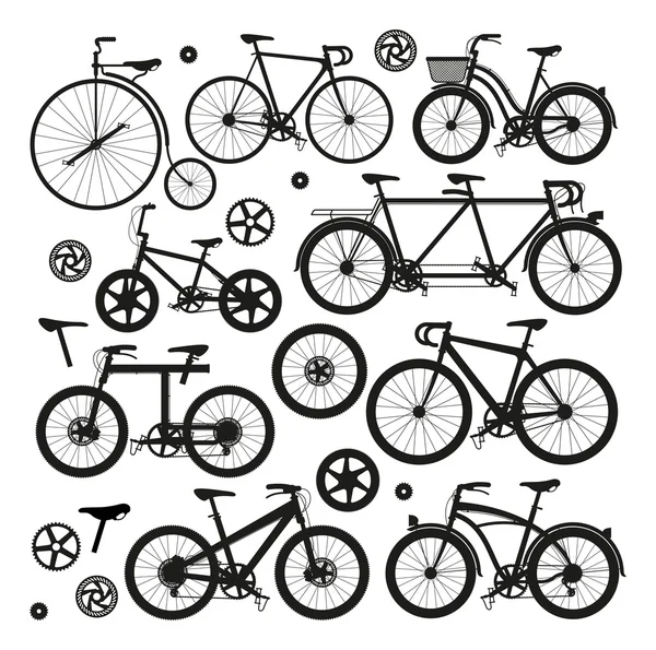 Vector de bicicleta. — Vector de stock