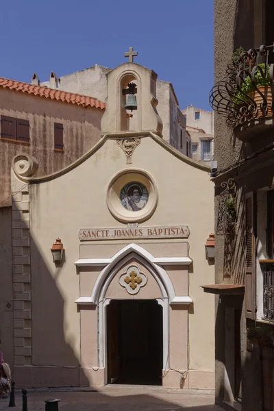 Igreja Sancte Joannes Baptista, Bonifacio, Córsega, França, Europa — Fotografia de Stock