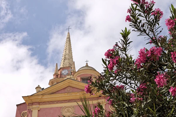 Calvi, kościół Sainte Marie Majeure (Ste-Marie wyższej), Korsyka — Zdjęcie stockowe