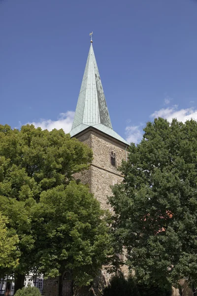 Schledehausen, εβαγγελική λουθηρανική εκκλησία Λαυρέντιο του Αγίου, Osnabrueck χώρα περιφέρεια, Κάτω Σαξονία, Γερμανία, Ευρώπη — Φωτογραφία Αρχείου