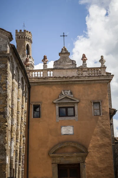 Volterra, pista da cidade velha, Toscana, Itália, Sul da Europa — Fotografia de Stock