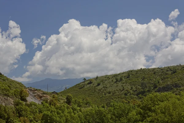 Corsica-hegység közelében Costini, központi Korzika, Franciaország, Európa — Stock Fotó