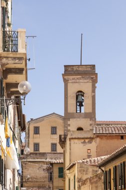 Portoferraio, kilise eski şehir, Elba, Toskana, İtalya