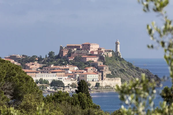 Portoferraio, Forte Stella (star fort), Porto Ferraio, Elba, Tuscany, Italy — Stock Photo, Image