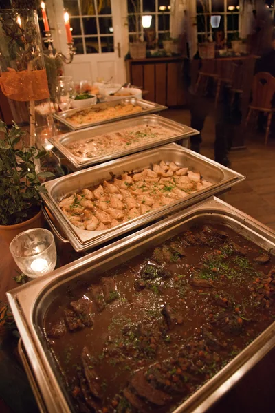 Köstliches Buffet bei einem luxuriösen Event — Stockfoto