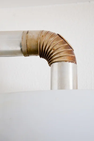 Tubo de fogão para um aquecedor — Fotografia de Stock