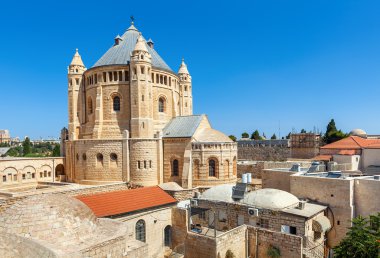 Kilise Dormition Kudüs, İsrail.