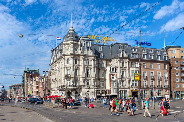 Amsterdam stadtzentrum. — Stockfoto