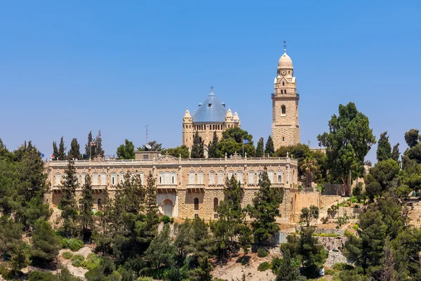 Abadia de dormição em jerusalem . — Fotografia de Stock