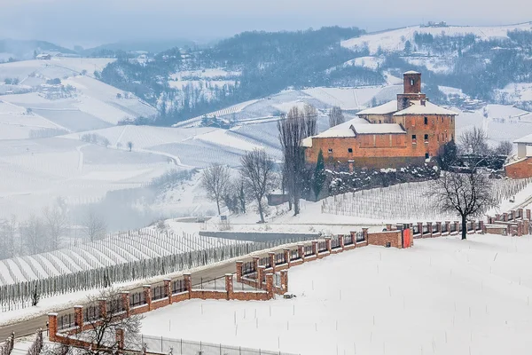 Volta Burg im Winter. — Stockfoto