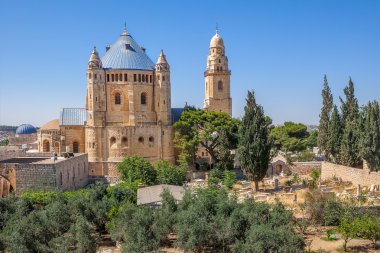 Dormition Abbey Kudüs, İsrail.