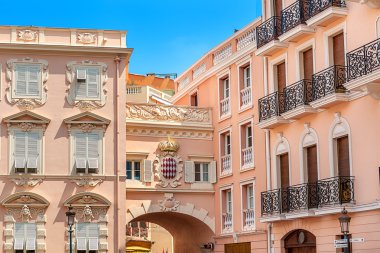 Monaco-Ville mimarisi.