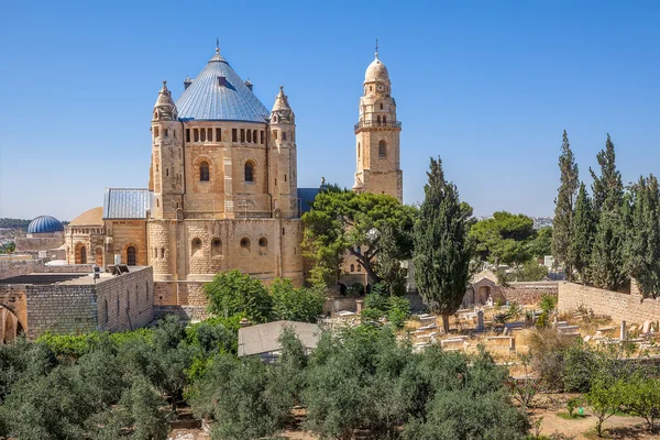 Abadía de la Dormición en Jerusalén, Israel . — Foto de Stock