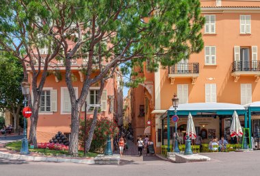 Monaco-Ville kentsel görünümü.