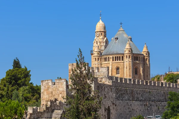 Abbey of Dormition in Jerusalem, Israel. — Stock Photo, Image