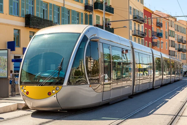 Eléctrico em Nice, França . — Fotografia de Stock