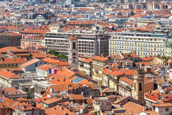 Vy från ovan på Nice, Frankrike. — Stockfoto