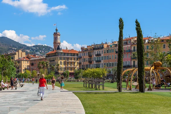 Promenade du Paillon à Nice, France . — Photo