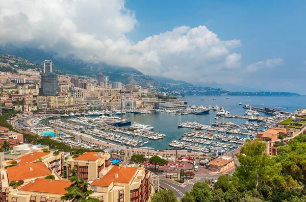 Vista sobre el Puerto de Hércules en Mónaco . —  Fotos de Stock