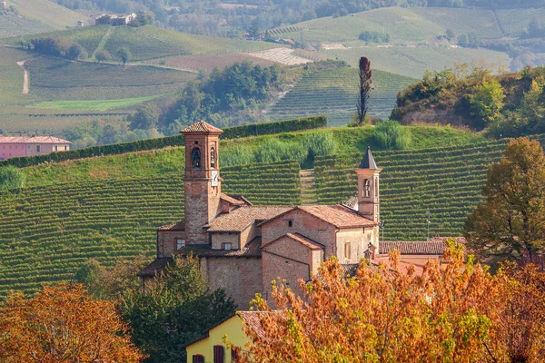 Old church in Barolo, Italy Stock Image