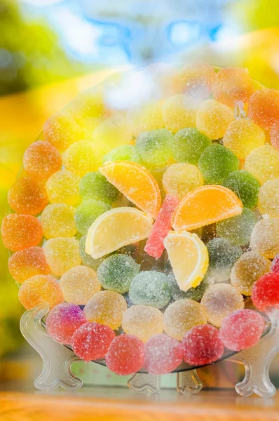 şekerlenmiş meyve jöle