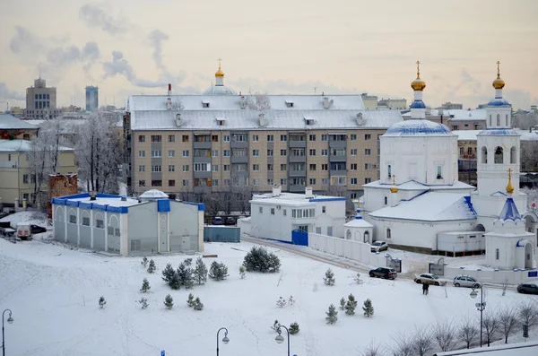 Les rues de la vieille ville Kazan — Photo