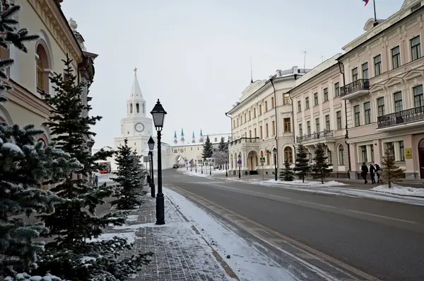 Ulice starého města Kazaň — Stock fotografie