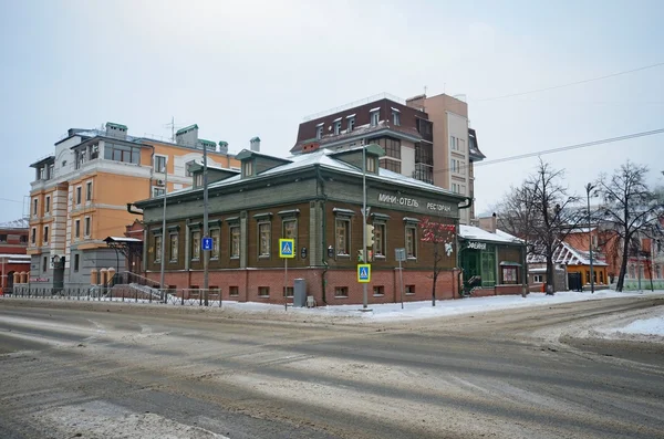 Kazan tarihi kent sokaklarında — Stok fotoğraf