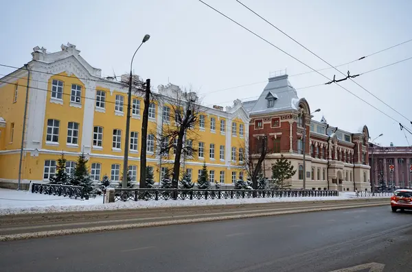 Le strade del centro storico Kazan — Foto Stock