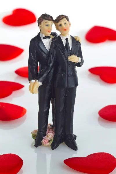 Gay wedding Cake Figurine — Stock Photo, Image