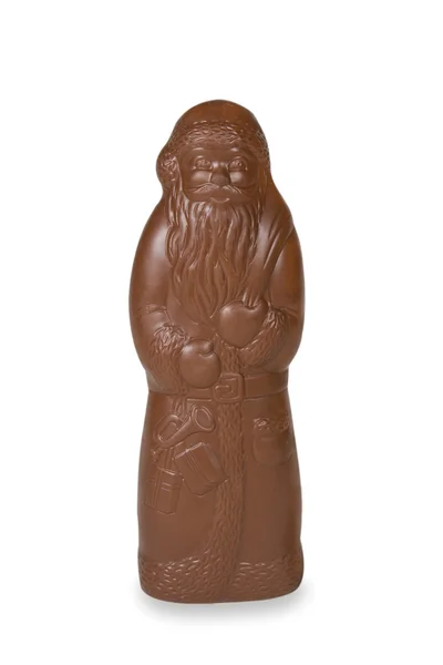 Weihnachtsmann aus süßer Schokolade — Stockfoto