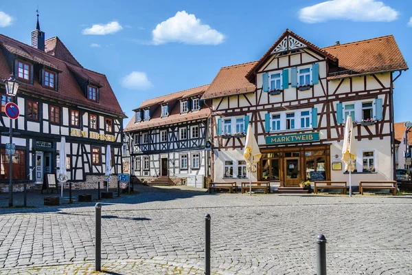 Oberursel Germany 2021 Marketplace Oberursel Oberursel Taunus Also Spelled Oberorschel — Foto de Stock