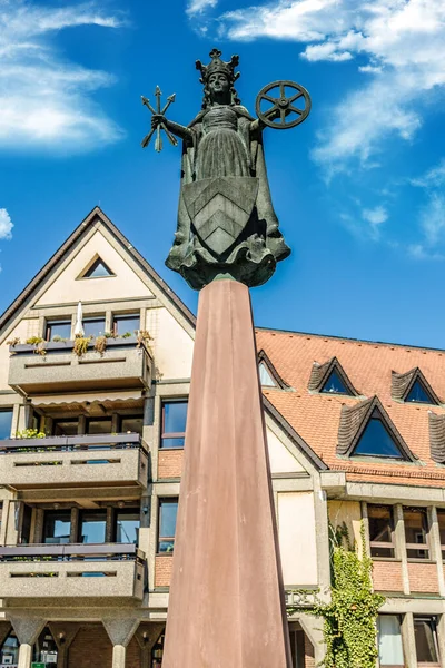 Skulptur Från Sankt Ursula Oberursel Hessen Tyskland — Stockfoto