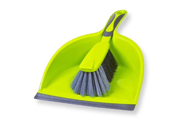 Broom with dustpan — Stock Photo, Image